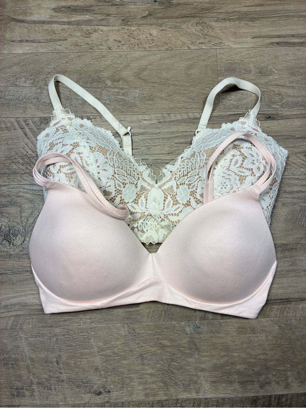 Aerie 2 Wirefree Bras Real Happy Lace Wireless Sunnie Wireless